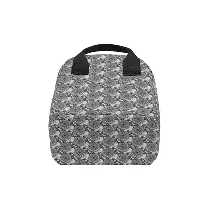 Tribal Turtle Polynesian Themed Print Insulated Lunch Bag