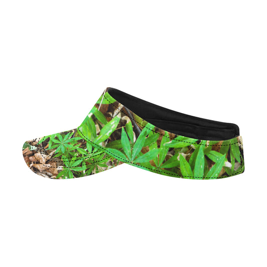 Camouflage Realistic Tree Fresh Print Unisex Sun Visor