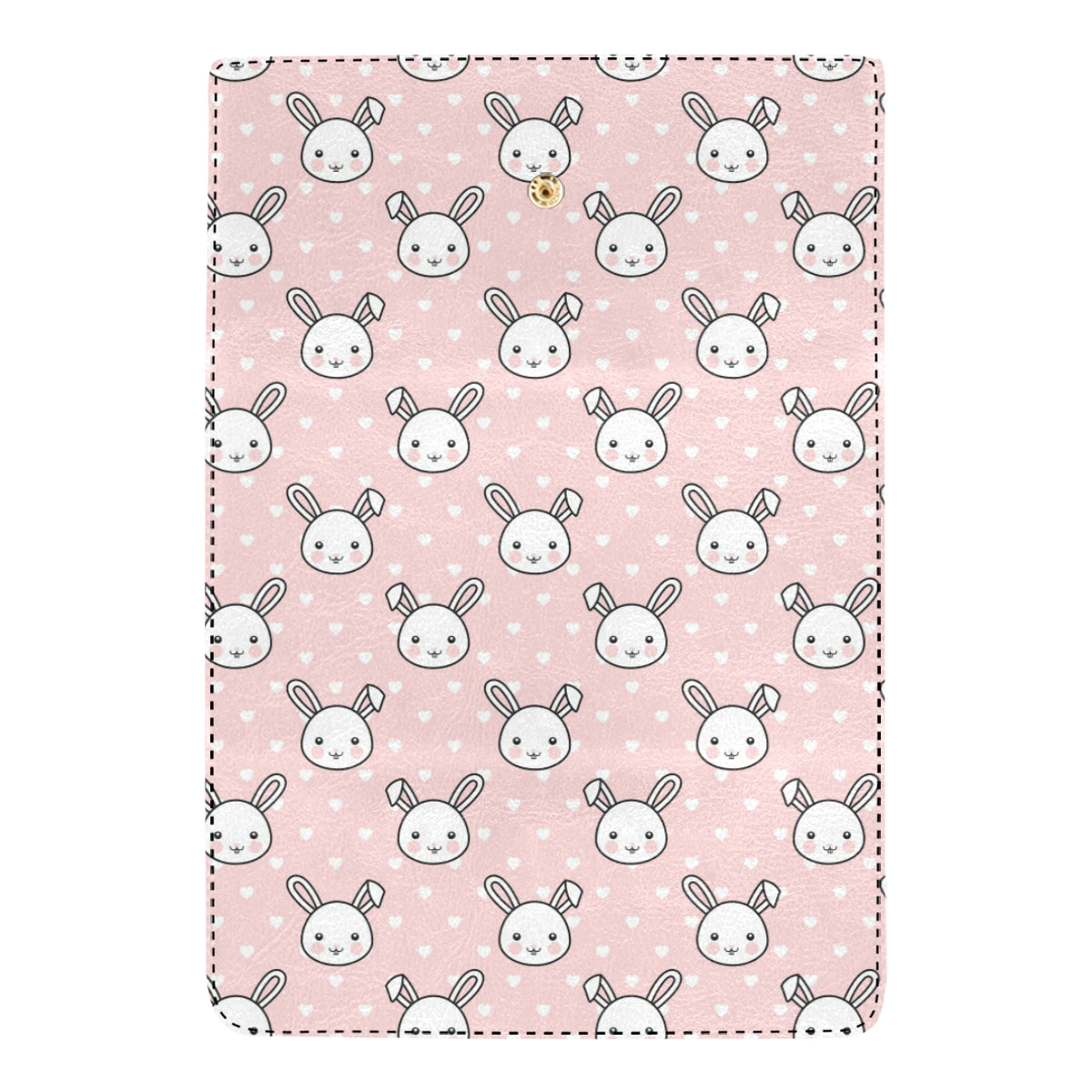 Rabbit Pattern Print Design RB02 Women's Trifold Wallet