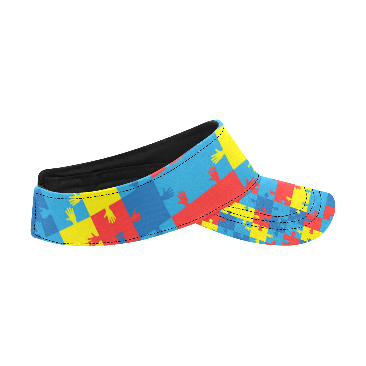 Autism Awareness Design Themed Print Unisex Sun Visor