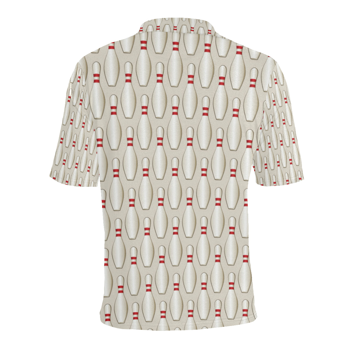 Bowling Pin Pattern Print Design 01 Men Polo Shirt