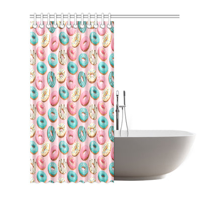 Donut Pattern Print Design DN06 Shower Curtain
