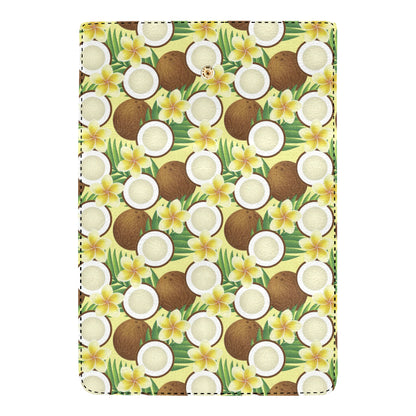 Coconut Pattern Print Design CN02 Women's Trifold Wallet