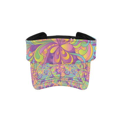 Psychedelic Mushroom Pattern Print Design A05 Unisex Sun Visor