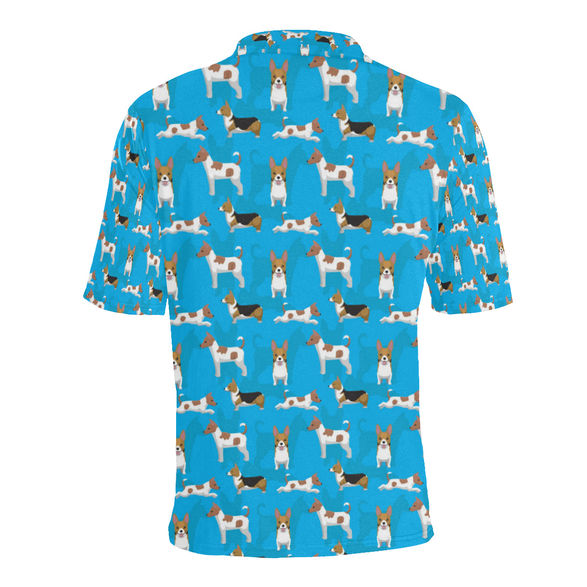 Cardigan Welsh Corgis Pattern Print Design 01 Men Polo Shirt