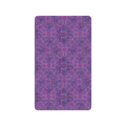 Bohemian Lotus Mandala Style Rubber Doormat
