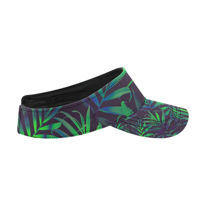 Palm Leaves Pattern Print Design PL01 Unisex Sun Visor
