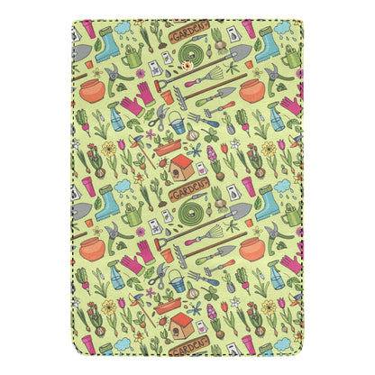 Gardening Pattern Print Design G02 Women's Trifold Wallet