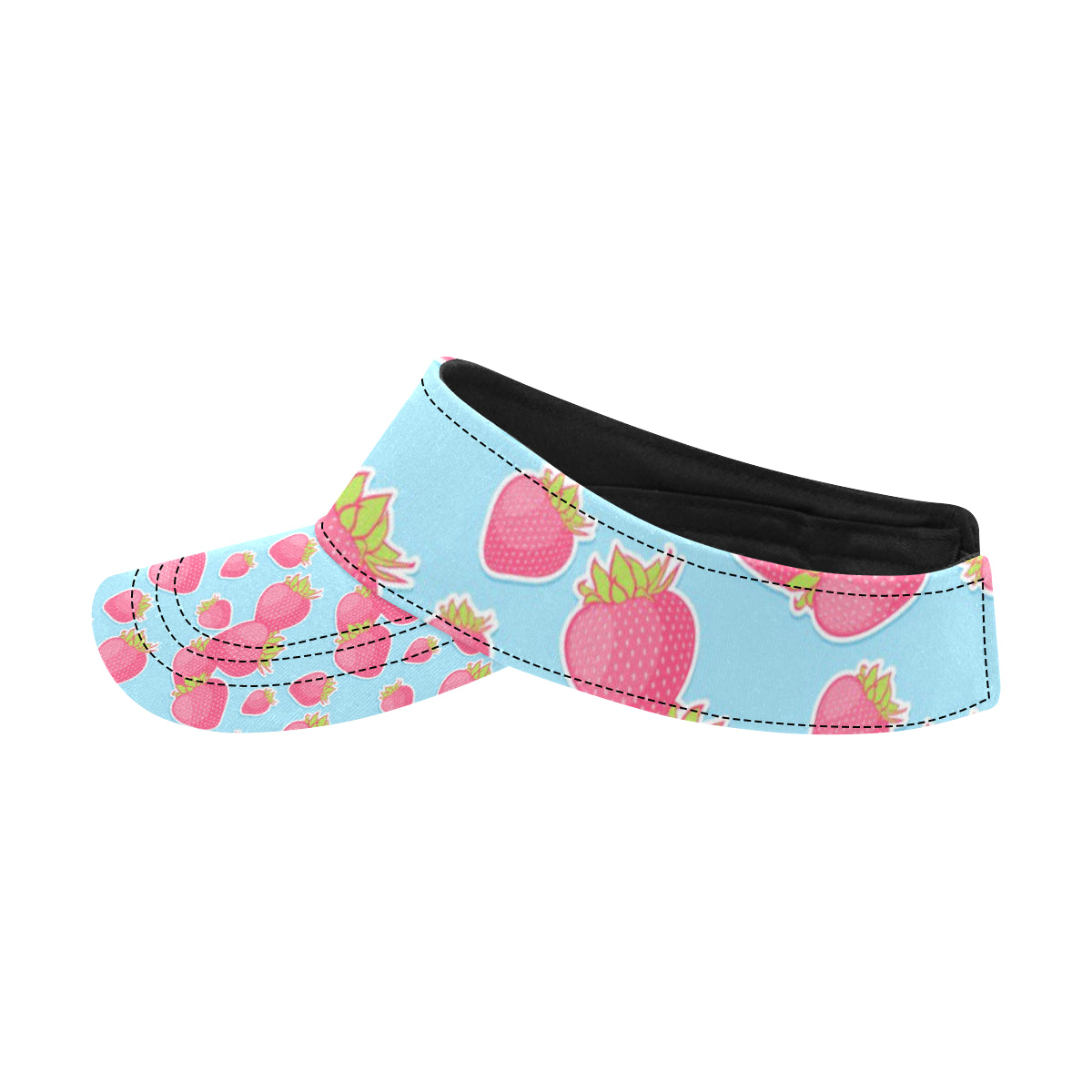Strawberry Pattern Print Design SB04 Unisex Sun Visor