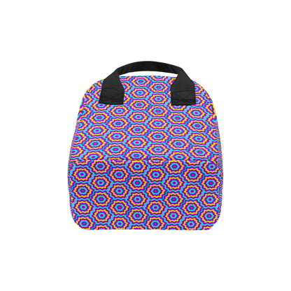 Optical illusion Techno Movement Insulated Lunch Bag