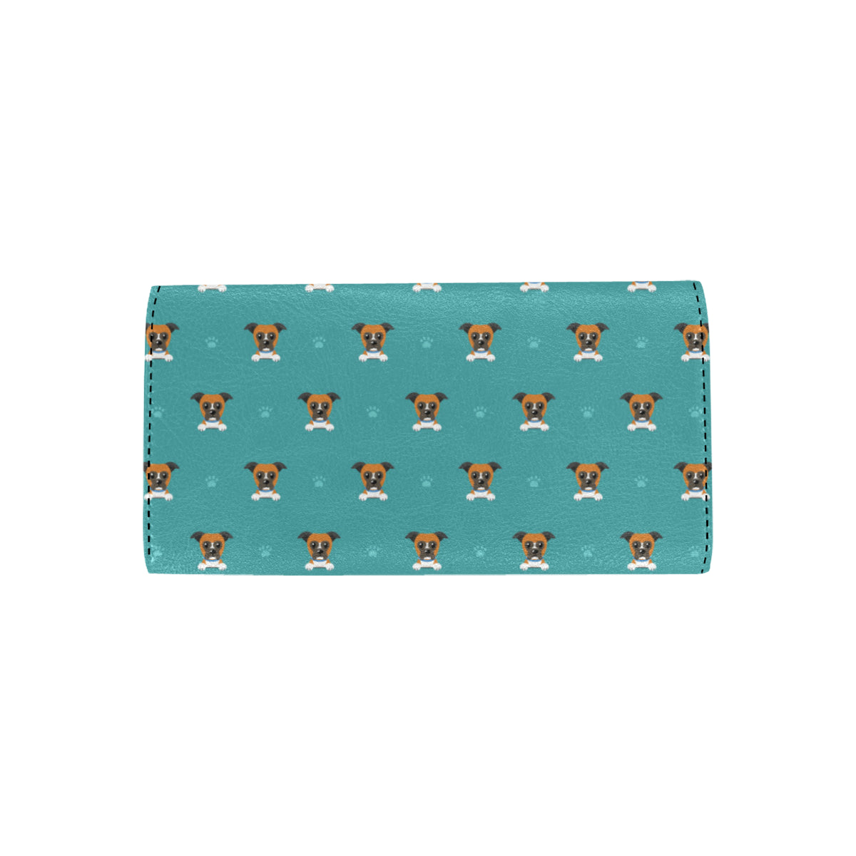 Boxers Pattern Print Design 03 Women's Trifold Wallet