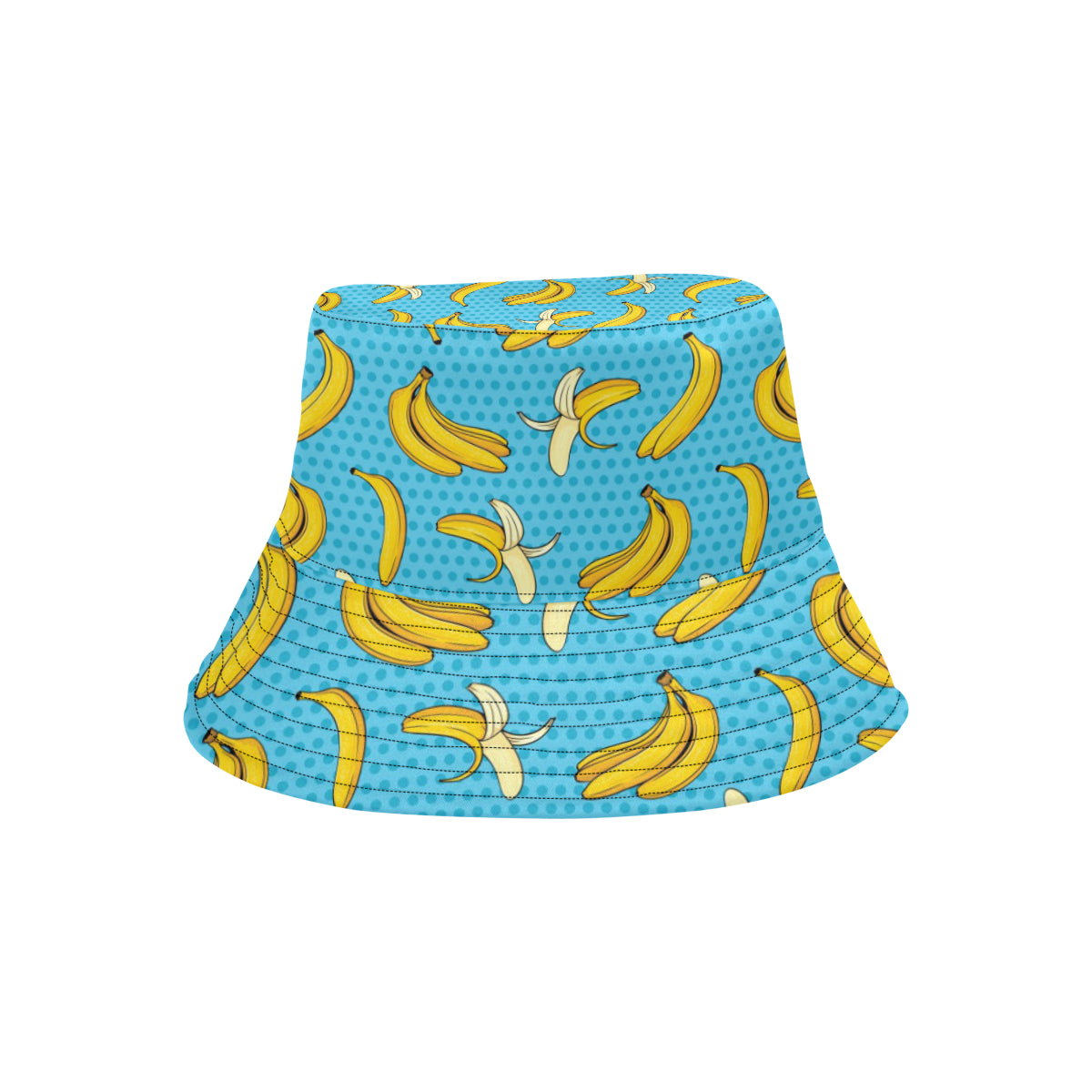 Banana Pattern Print Design BA08 Unisex Bucket Hat