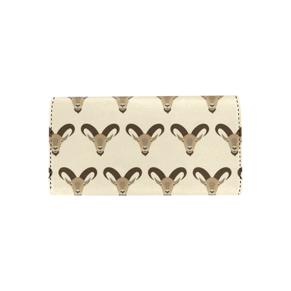 Goat Pattern Print Design 01 Women's Trifold Wallet
