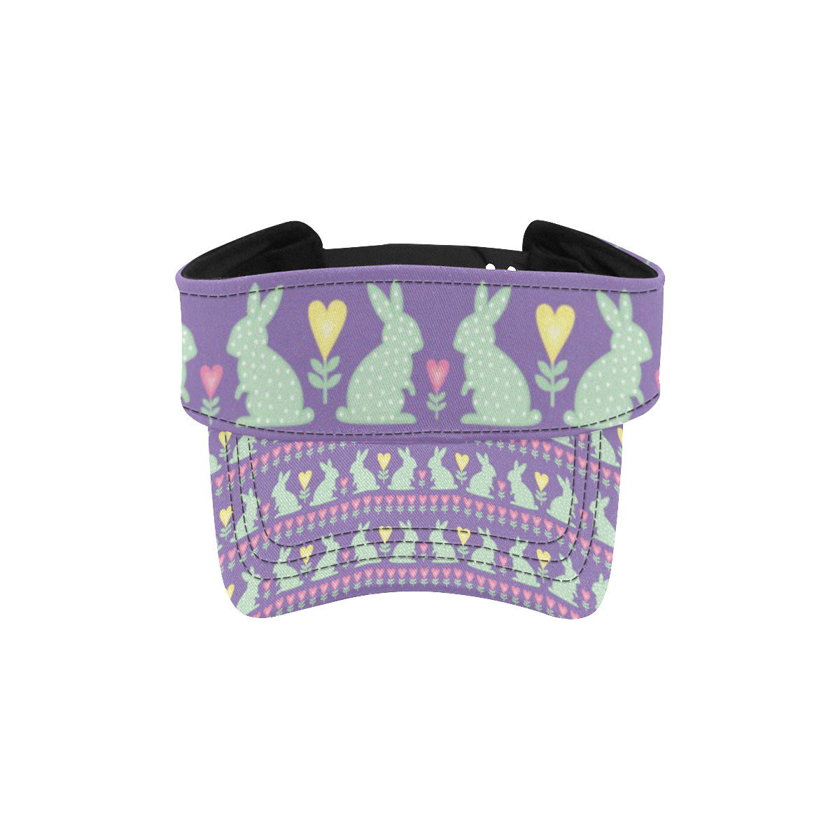 Rabbit Pattern Print Design RB01 Unisex Sun Visor