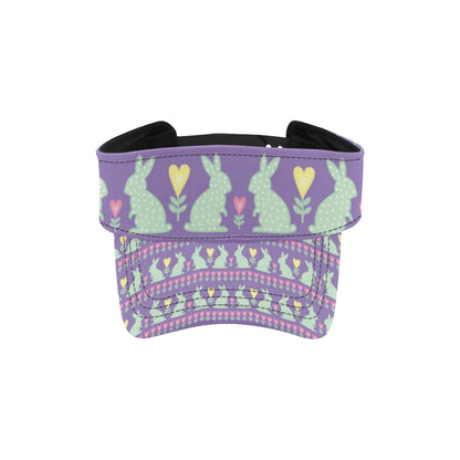Rabbit Pattern Print Design RB01 Unisex Sun Visor