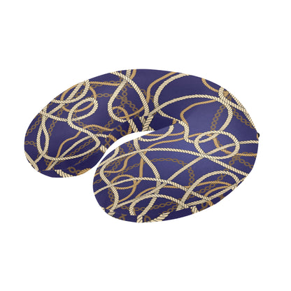 Rope Pattern Print Design A01 U-Shaped Travel Neck Pillow