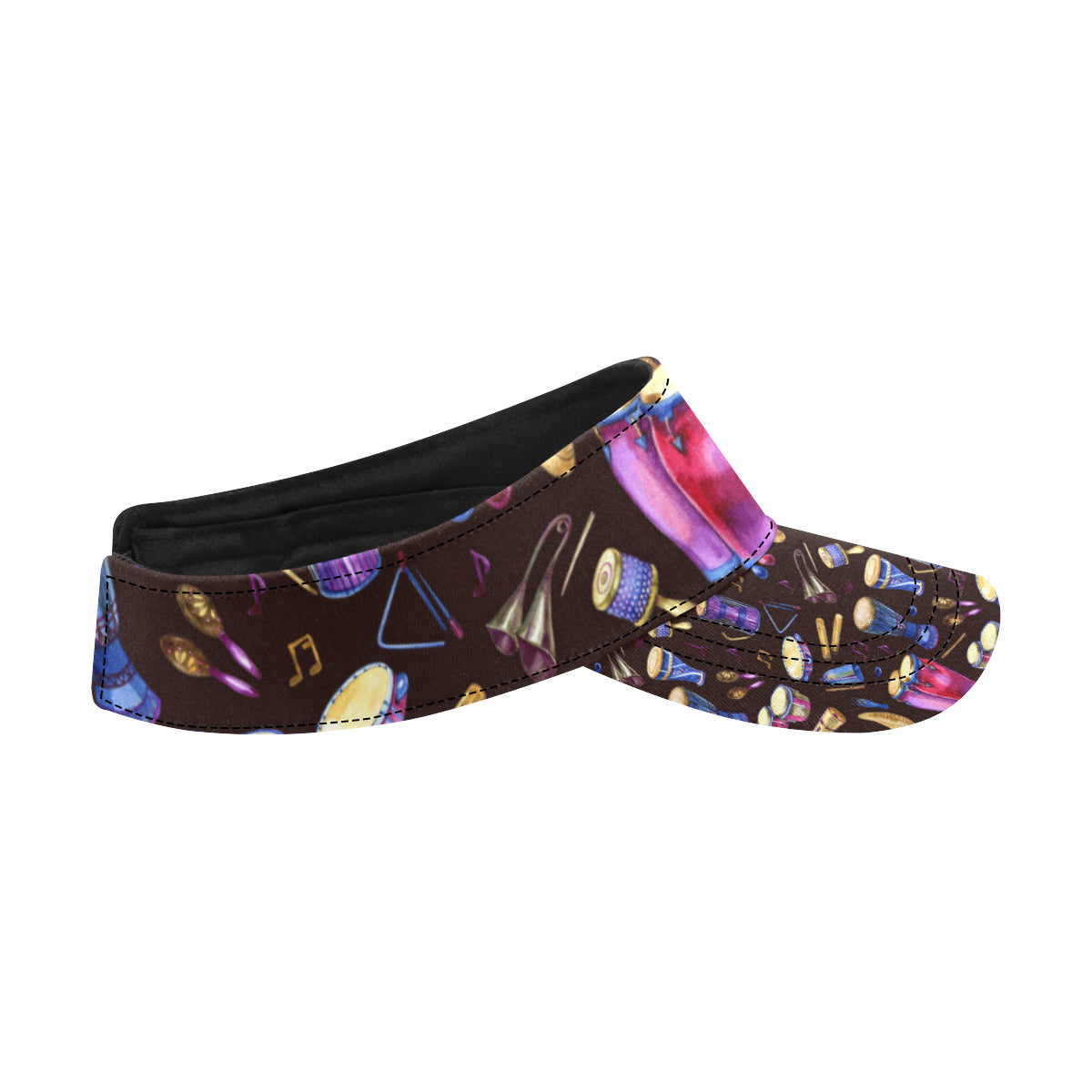 Percussion Neon Pattern Print Design 04 Unisex Sun Visor