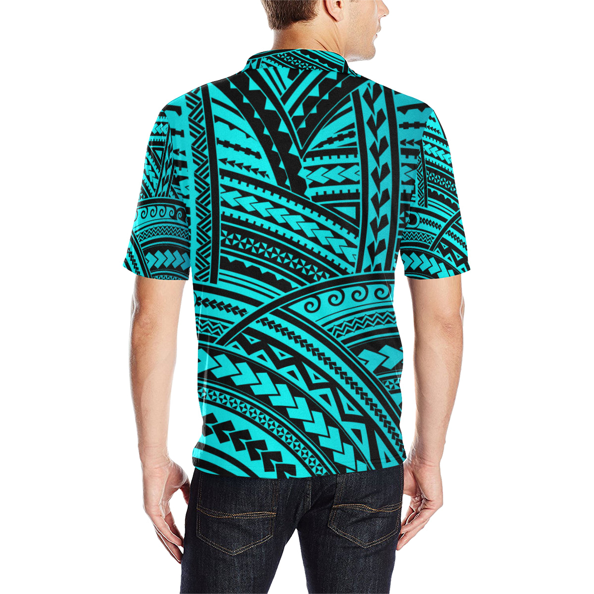 Polynesian Tribal Men Polo Shirt
