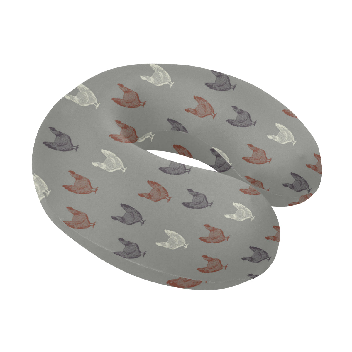 Chicken Pattern Print Design 01 U-Shaped Travel Neck Pillow