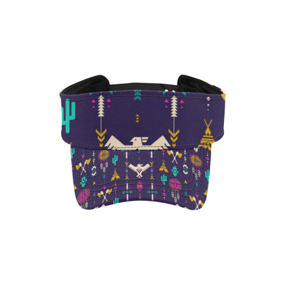 Native American Eagle Indian Pattern Unisex Sun Visor