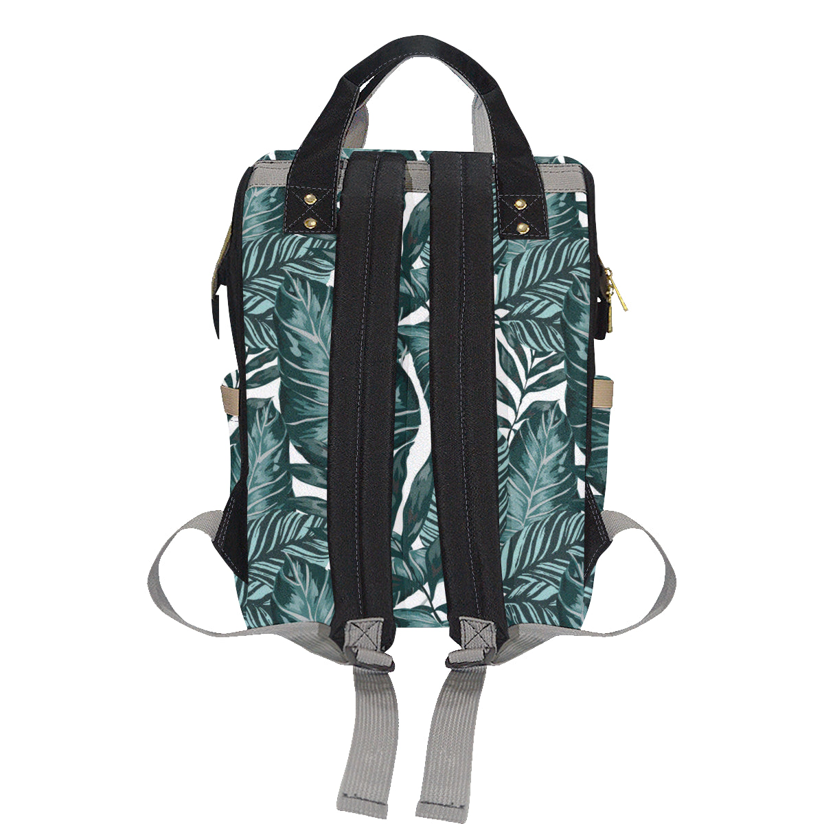 Tropical Palm Leaves Pattern Diaper Bag Backpack