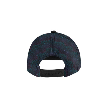 Boho Floral Mandala Snapback Cap