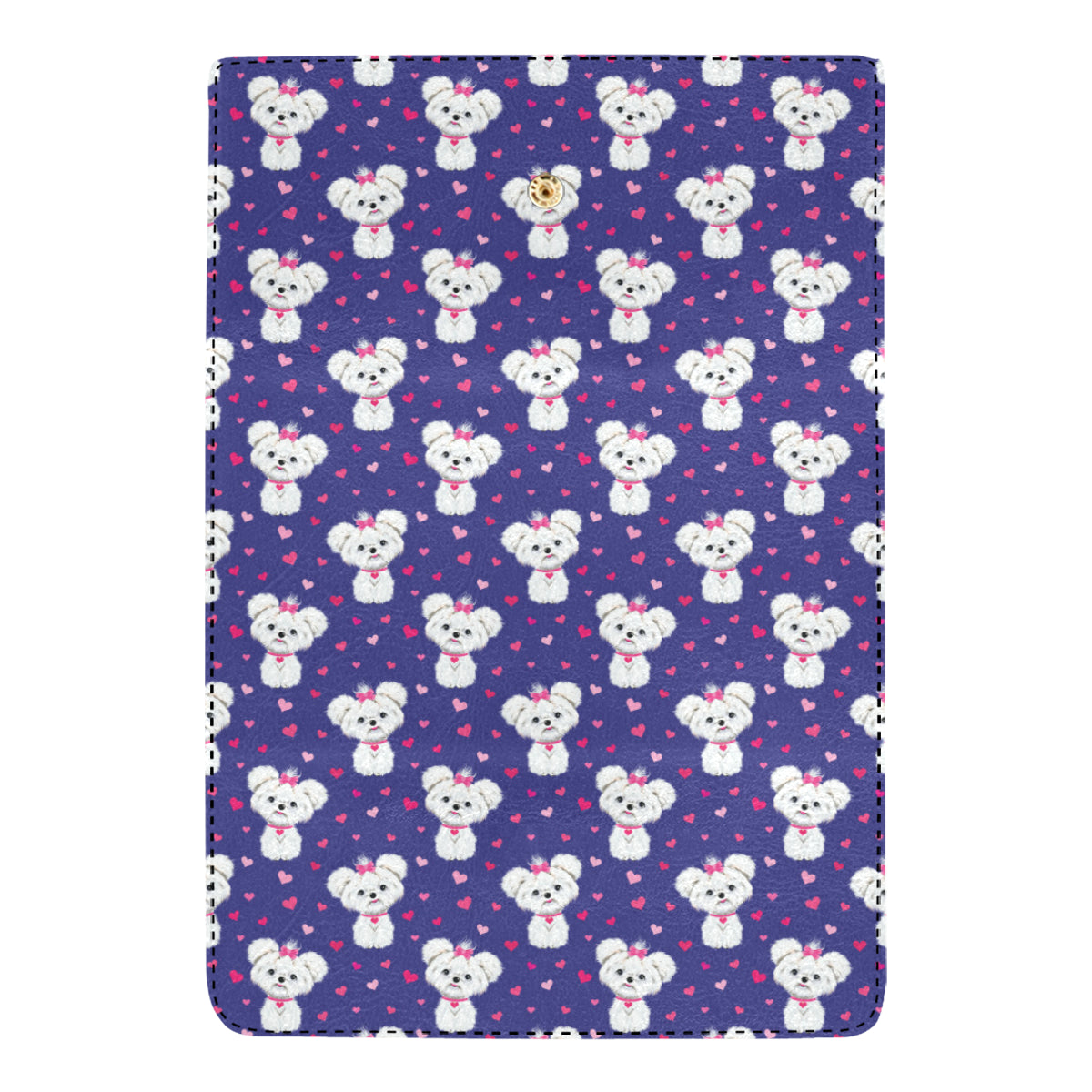 Maltese Pattern Print Design 02 Women's Trifold Wallet