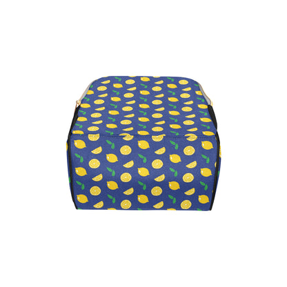 Citrus  Pattern Print Design 02 Diaper Bag Backpack
