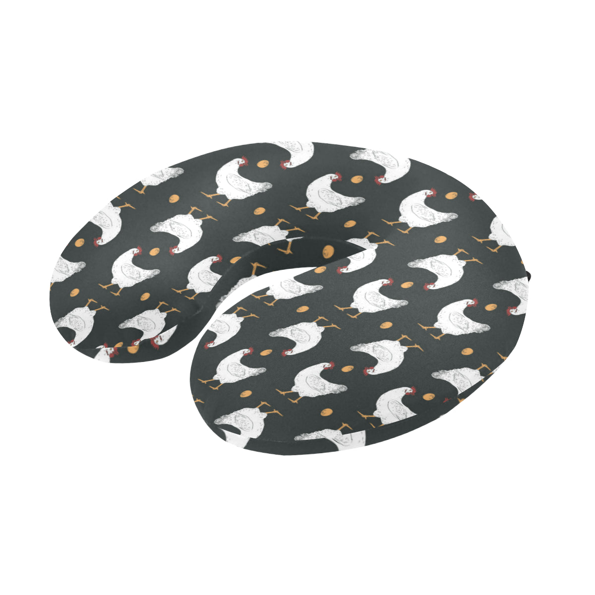 Chicken Pattern Print Design 06 U-Shaped Travel Neck Pillow