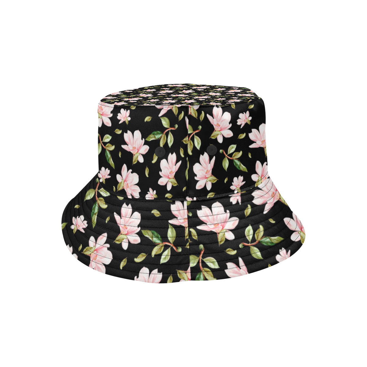 Magnolia Pattern Print Design MAG01 Unisex Bucket Hat
