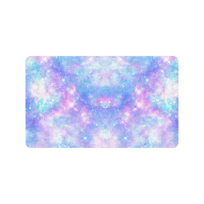 Galaxy Stardust Pastel Color Print Rubber Doormat