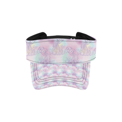 Aquarius Zodiac Pattern Print Design 01 Unisex Sun Visor