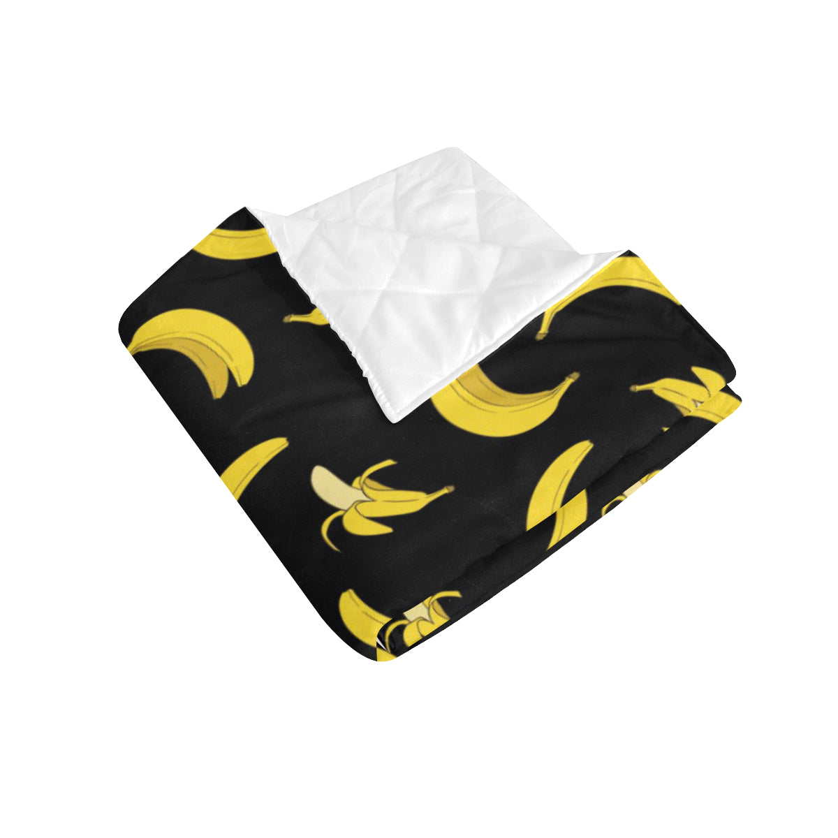 Banana Pattern Print Design BA05 Premium Quilt