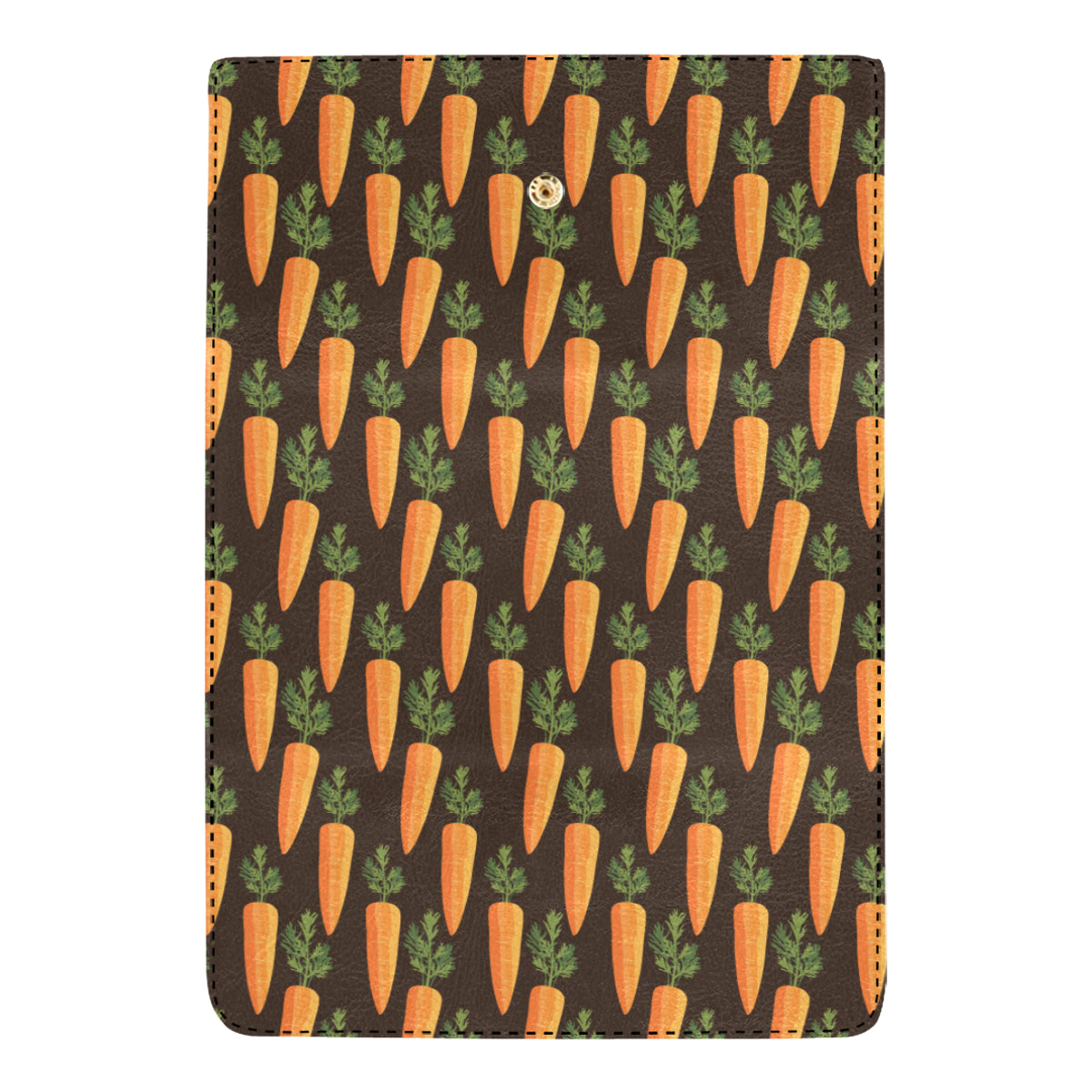 Carrot Pattern Print Design 06 Women's Trifold Wallet