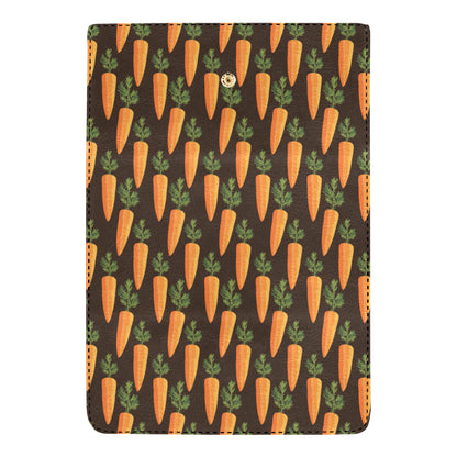 Carrot Pattern Print Design 06 Women's Trifold Wallet