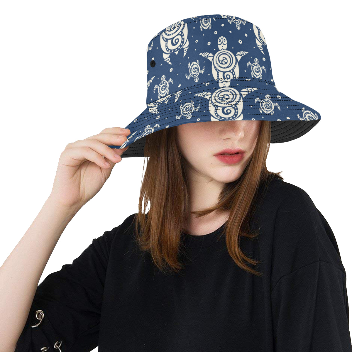 Sea Turtle Tribal Unisex Bucket Hat