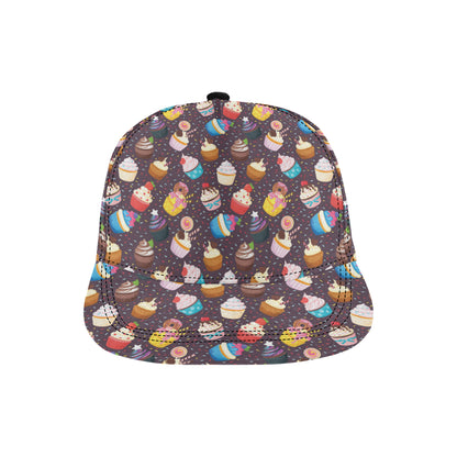 Cupcakes Party Print Pattern Snapback Cap