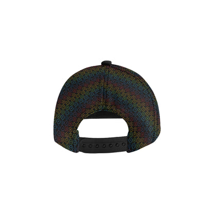 Chakra Colorful Symbol Pattern Snapback Cap
