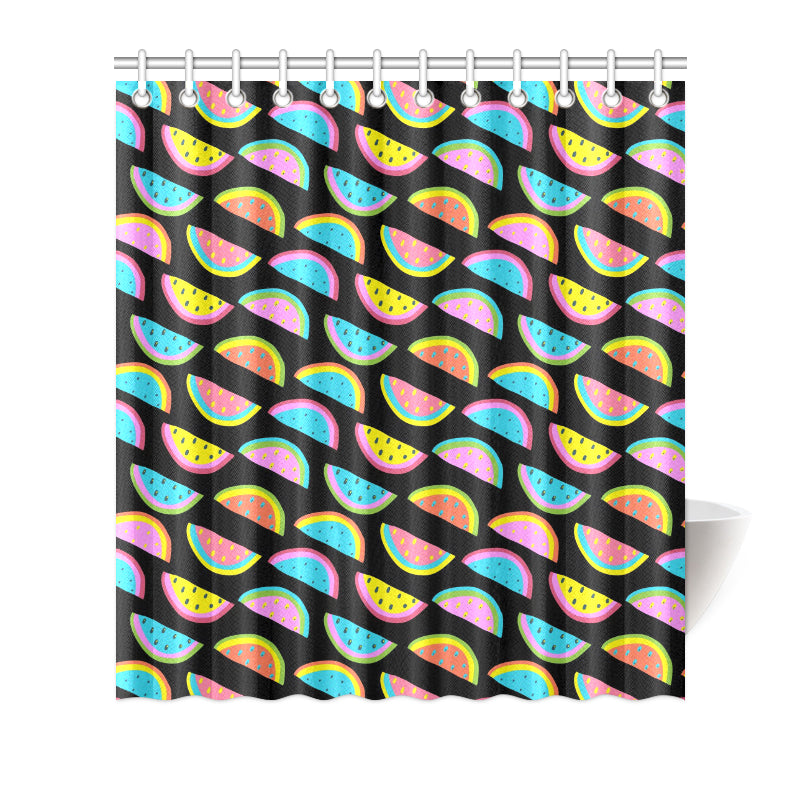 Watermelon Pattern Print Design WM08 Shower Curtain