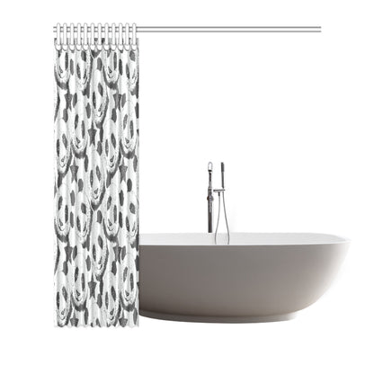 Panda Pattern Print Design A02 Shower Curtain