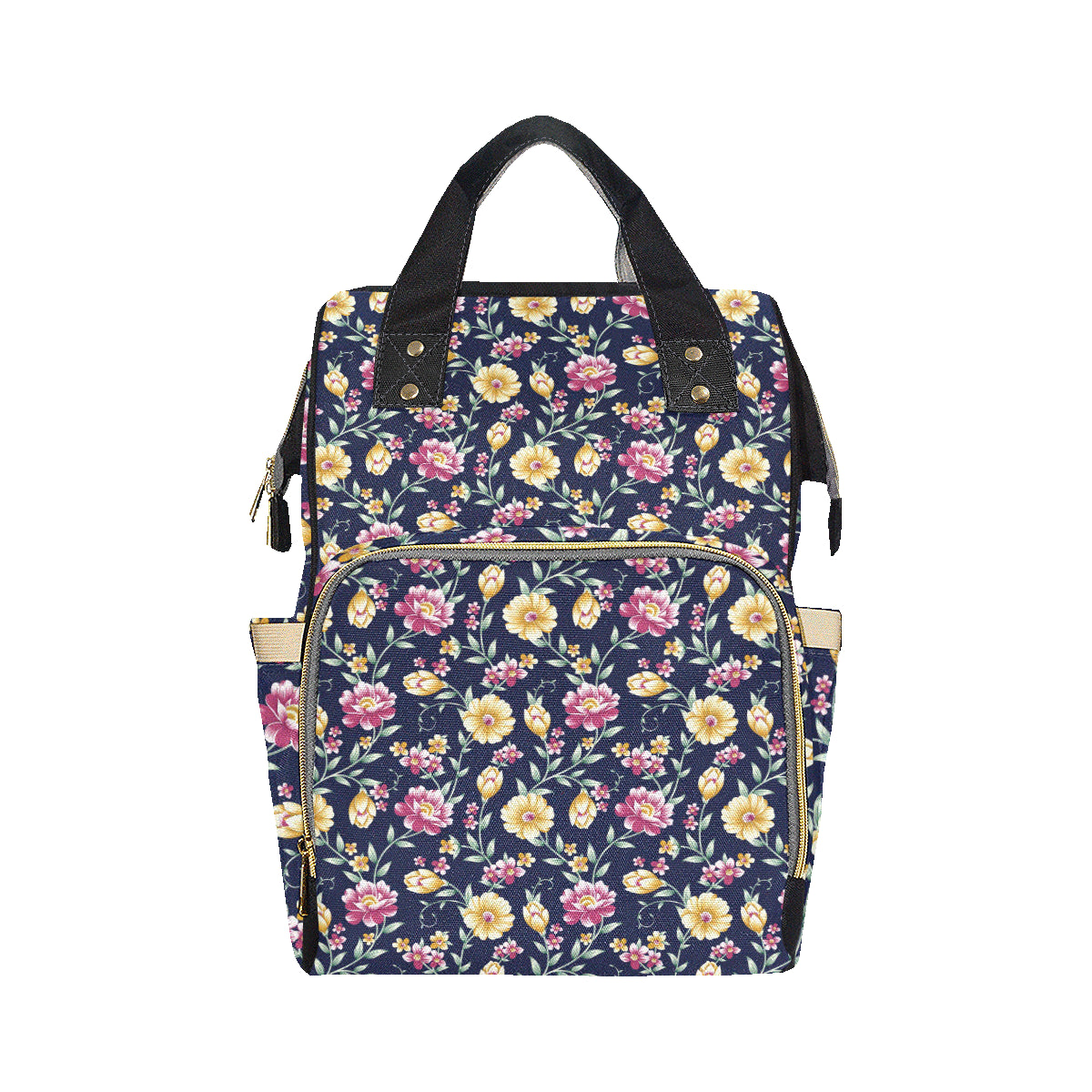 Gerberas Pattern Print Design GB03 Diaper Bag Backpack