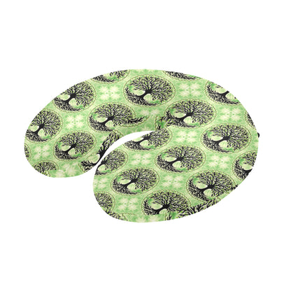 Celtic Pattern Print Design 010 U-Shaped Travel Neck Pillow
