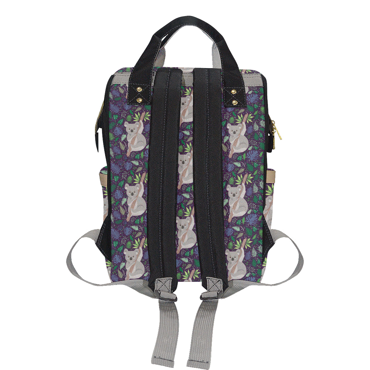 Koala Pattern Print Design 06 Diaper Bag Backpack