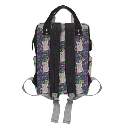 Koala Pattern Print Design 06 Diaper Bag Backpack