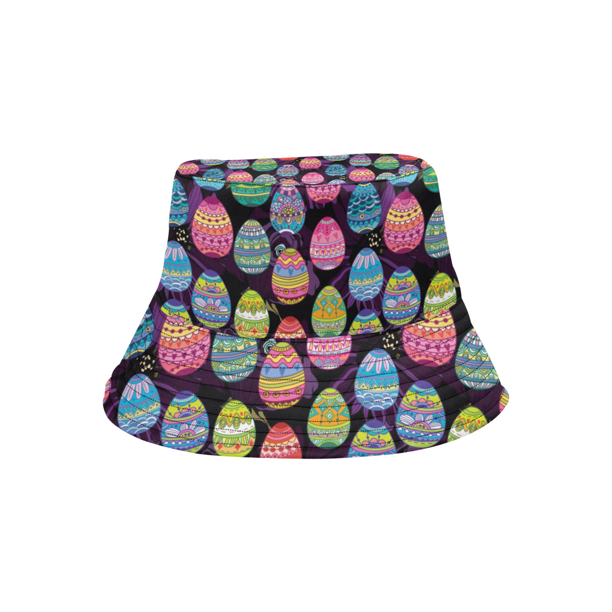 Easter Eggs Pattern Print Design RB08 Unisex Bucket Hat