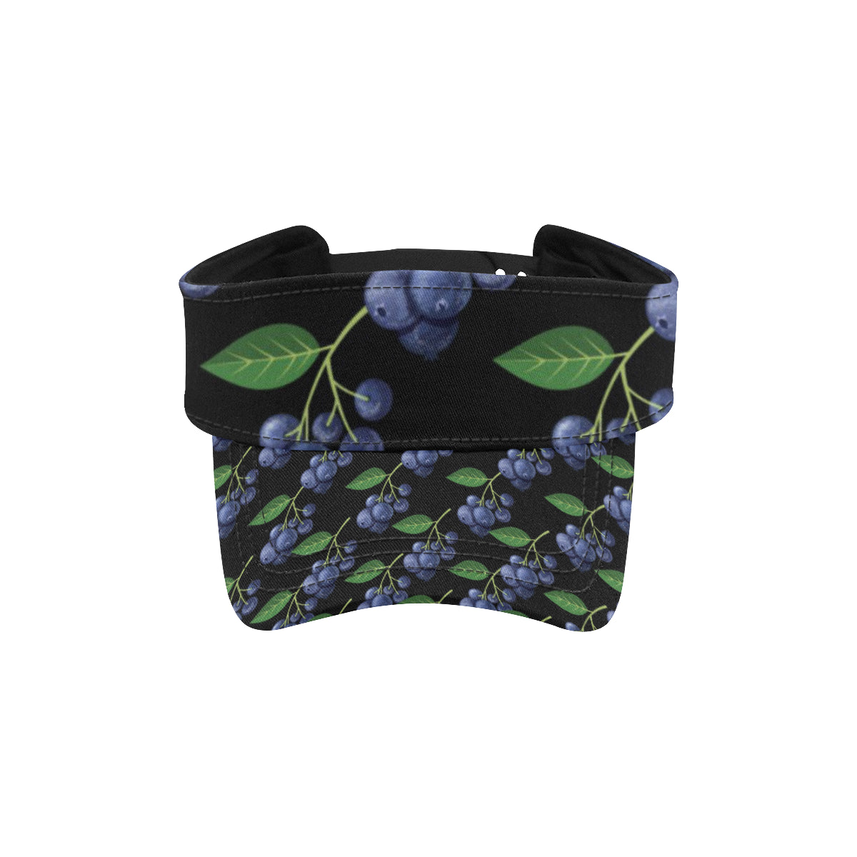 Blueberry Pattern Print Design BB01 Unisex Sun Visor