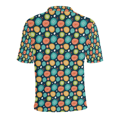 Swedish Themed Design Men Polo Shirt