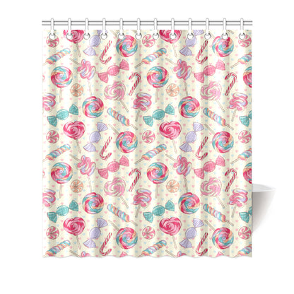 Candy Pattern Print Design CA04 Shower Curtain