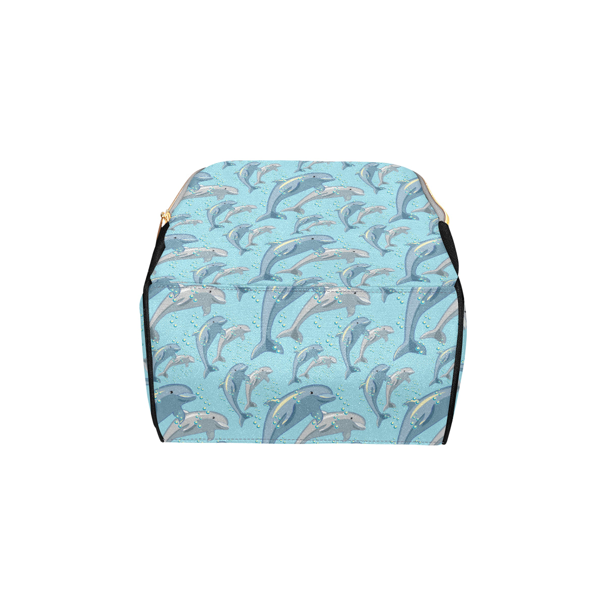 Dolphin Print Pattern Diaper Bag Backpack