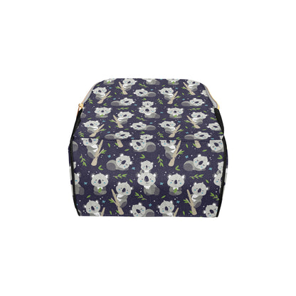 Koala Pattern Print Design 04 Diaper Bag Backpack